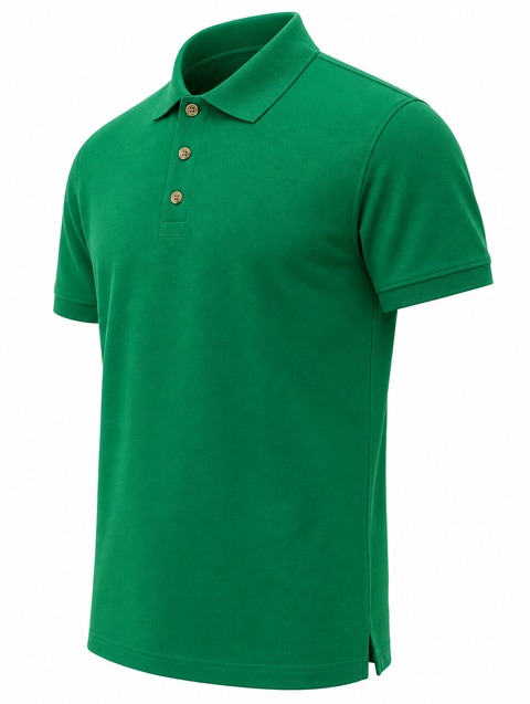 Honeycomb Cotton Blend Polo